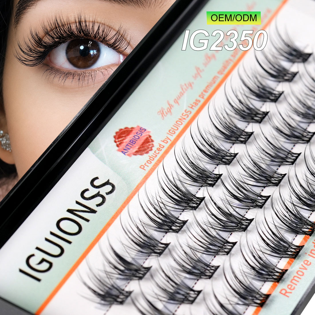 Eyelash Extension Human Hair - OEM ODM Pestañas en Grupos Extensiones