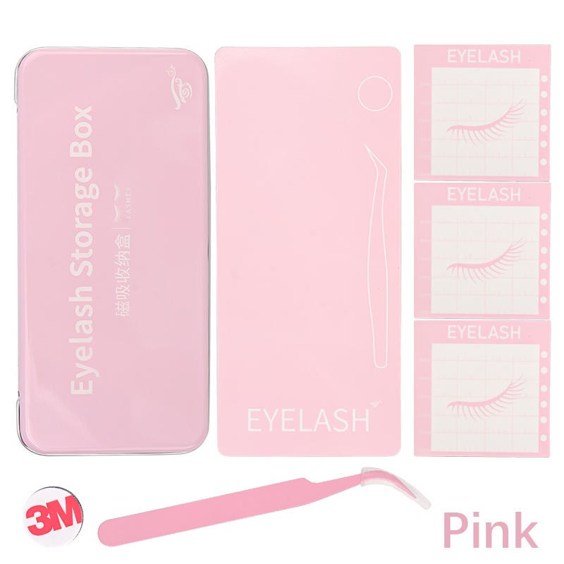 Lash Tile Palette - Caja de Almacenamiento Magnética para Extensiones