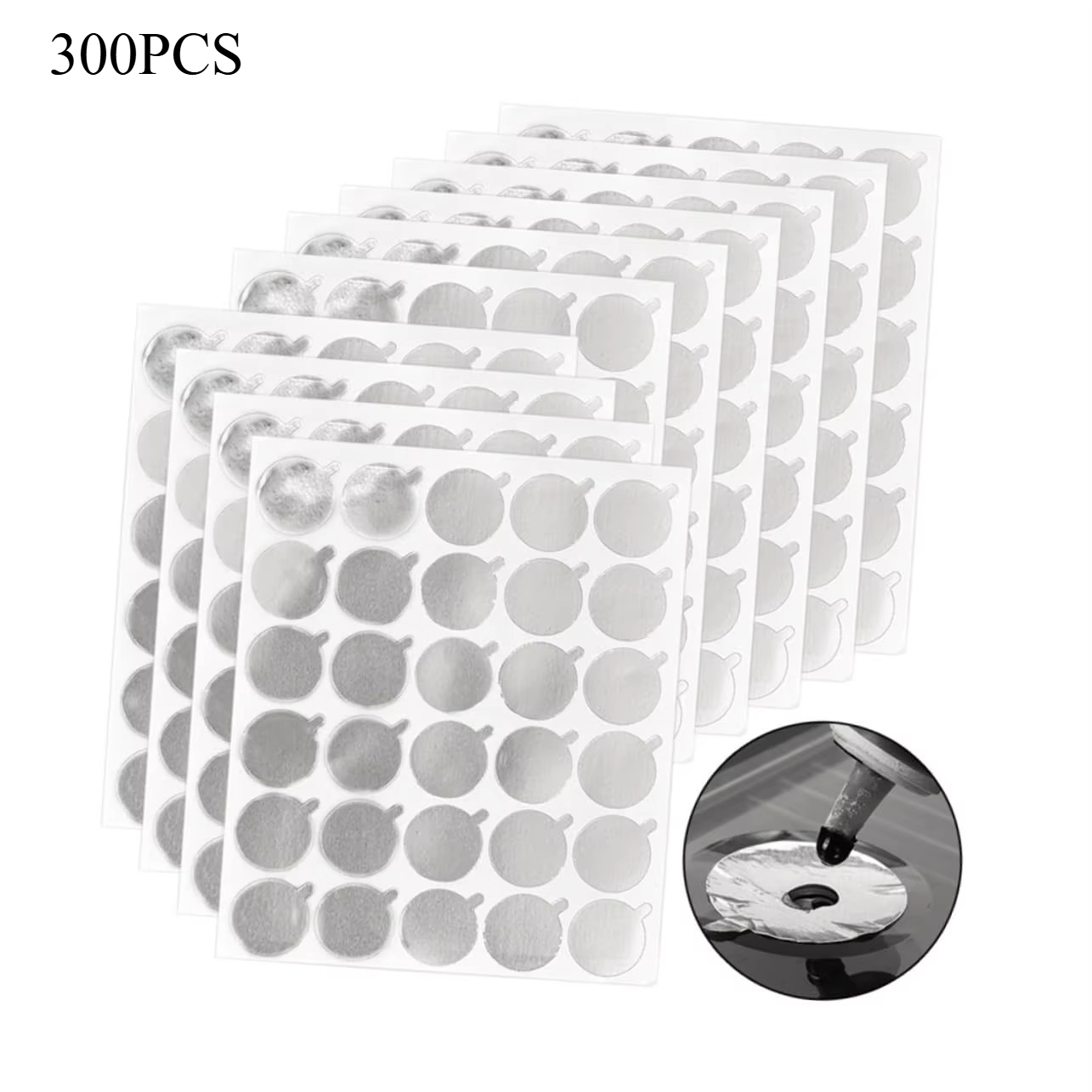 Eyelash Extension Usa - 300 unidades de almohadillas adhesivas de