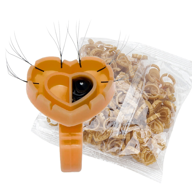 Eyelash Extension Volume - 500 Anillos de Pegamento para Extensiones