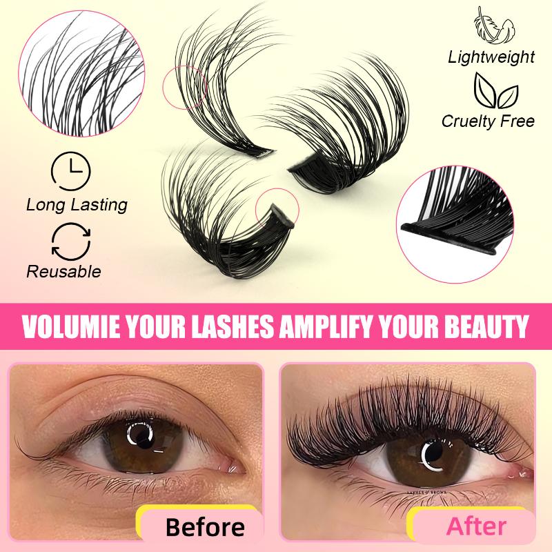 Eyelash Extension Volume - Pestañas Postizas en Racimo, Individuales, de