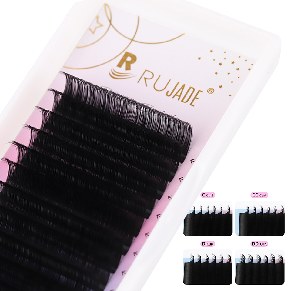 Eyelash Extension Korea Natural - Extensiones de Pestañas de Volumen Ruso