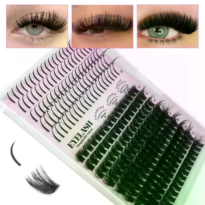 Eyelash Extension Volume - Kit de Pestañas en Racimo, Pestañas