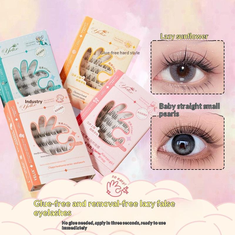 Eyelash Extension Glue - Pestañas Autoadhesivas de 7 Filas, Sin