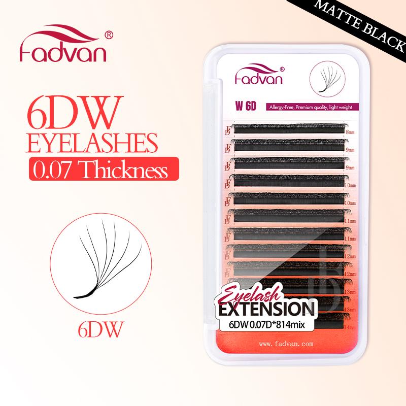 FADVAN Real 6D W pestañas 0,07 - Eyelash Extension Human Hair reseña y precio
