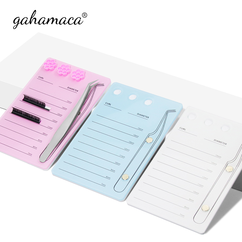 GAHAMACA almohadilla acrílica  - Lash Tile Palette reseña y precio