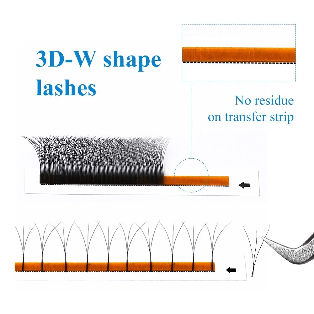 Wendy Lashes W forma suministr - Eyelash Extension Human Hair reseña y precio