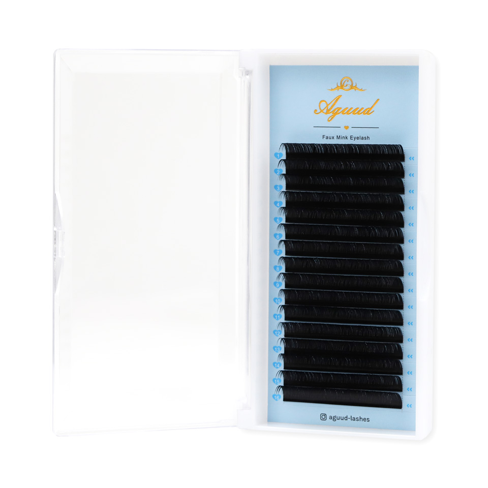 AGUUD volumen ruso J B C CC D  - Eyelash Extension Korea Natural reseña y precio