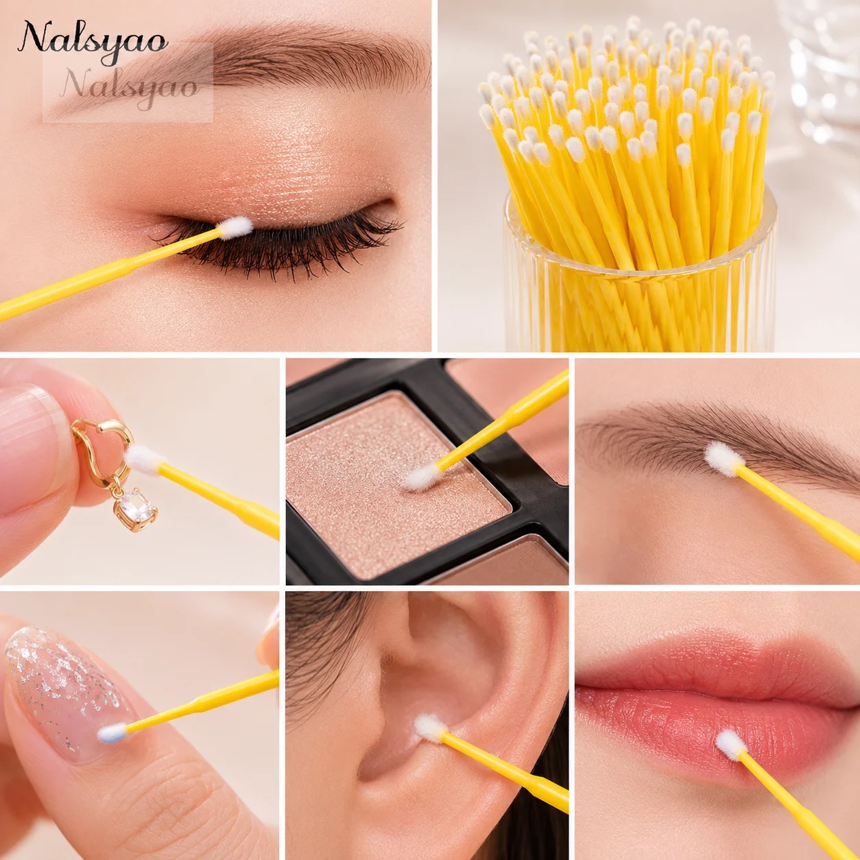 500 Hisopos de Limpieza para E - Eyelash Extension Glue reseña y precio