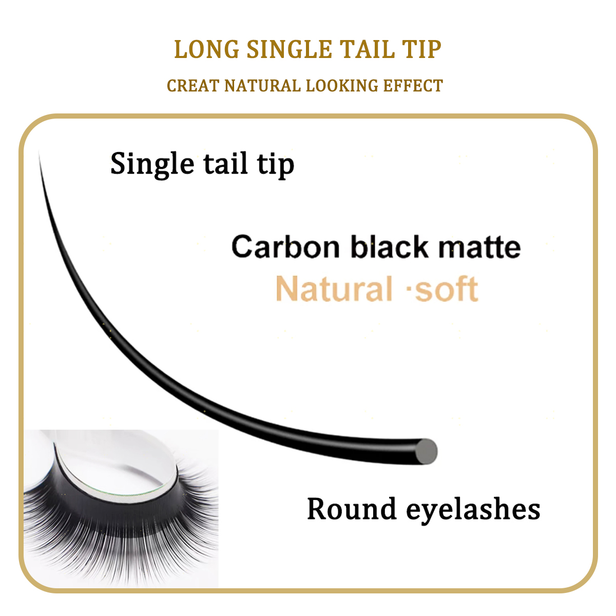 Extensiones de pestañas indivi - Eyelash Extension Human Hair reseña y precio