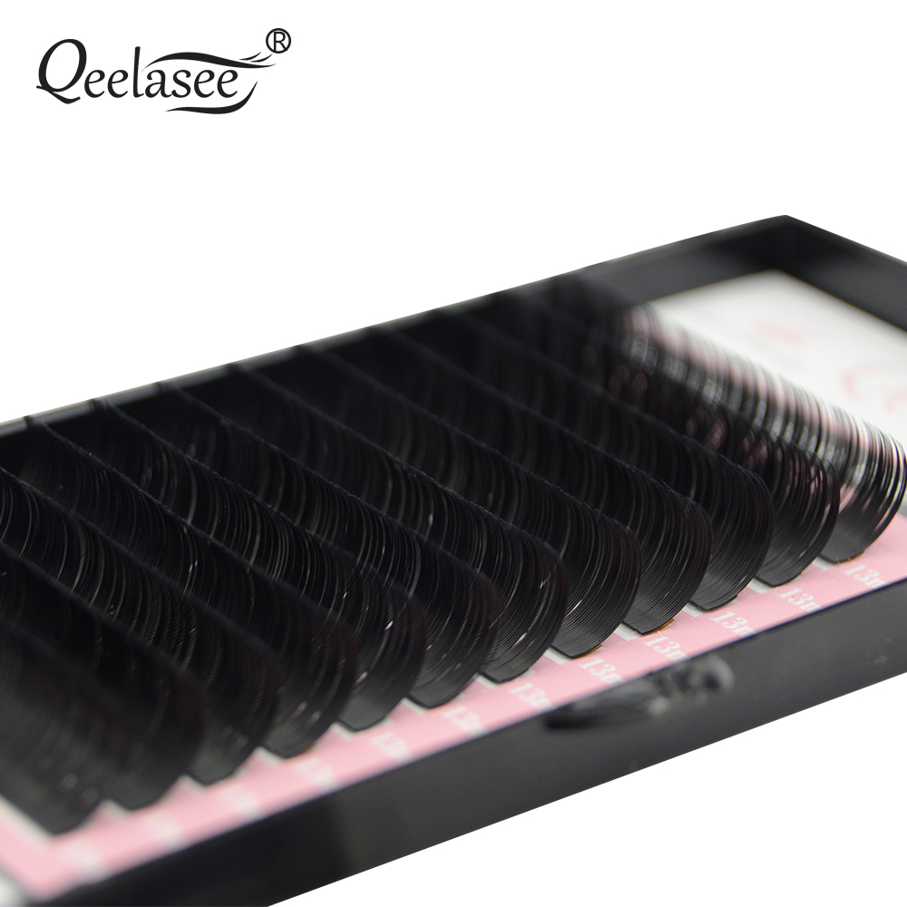Qeelasee-extensiones de pestañ - Eyelash Extension Human Hair reseña y precio