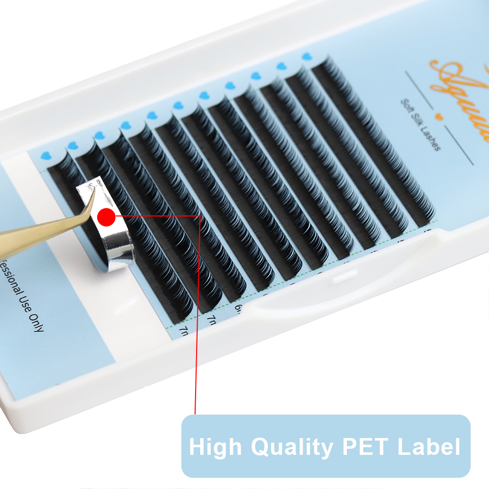 AGUUD-pestañas individuales in - Eyelash Extension Human Hair reseña y precio